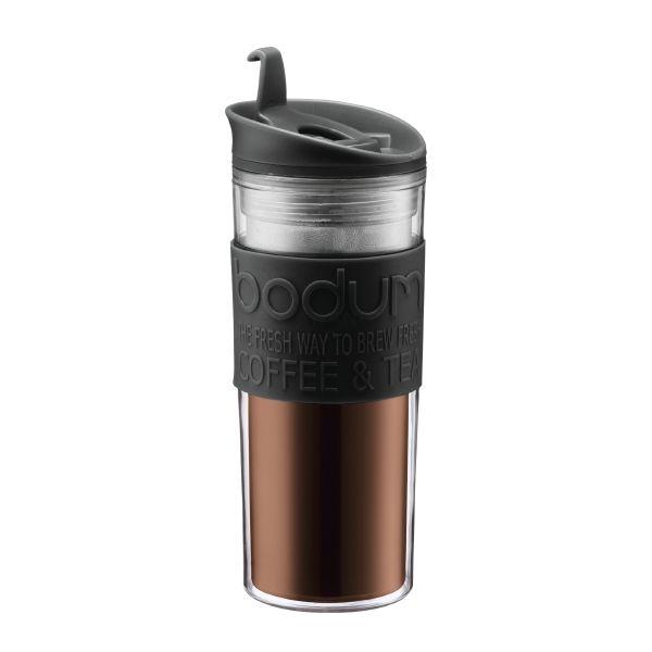 Bodum Кружка вакуумна чорна, 0,45 л, Travel Mug Bodum Кружка вакуумна чорна, 0,45 л, Travel Mug | https://grandposuda.com.ua