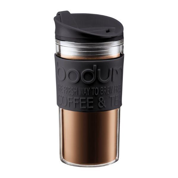 Bodum Кружка чорна, 350 мл, Travel Mug Bodum Кружка чорна, 350 мл, Travel Mug | https://grandposuda.com.ua
