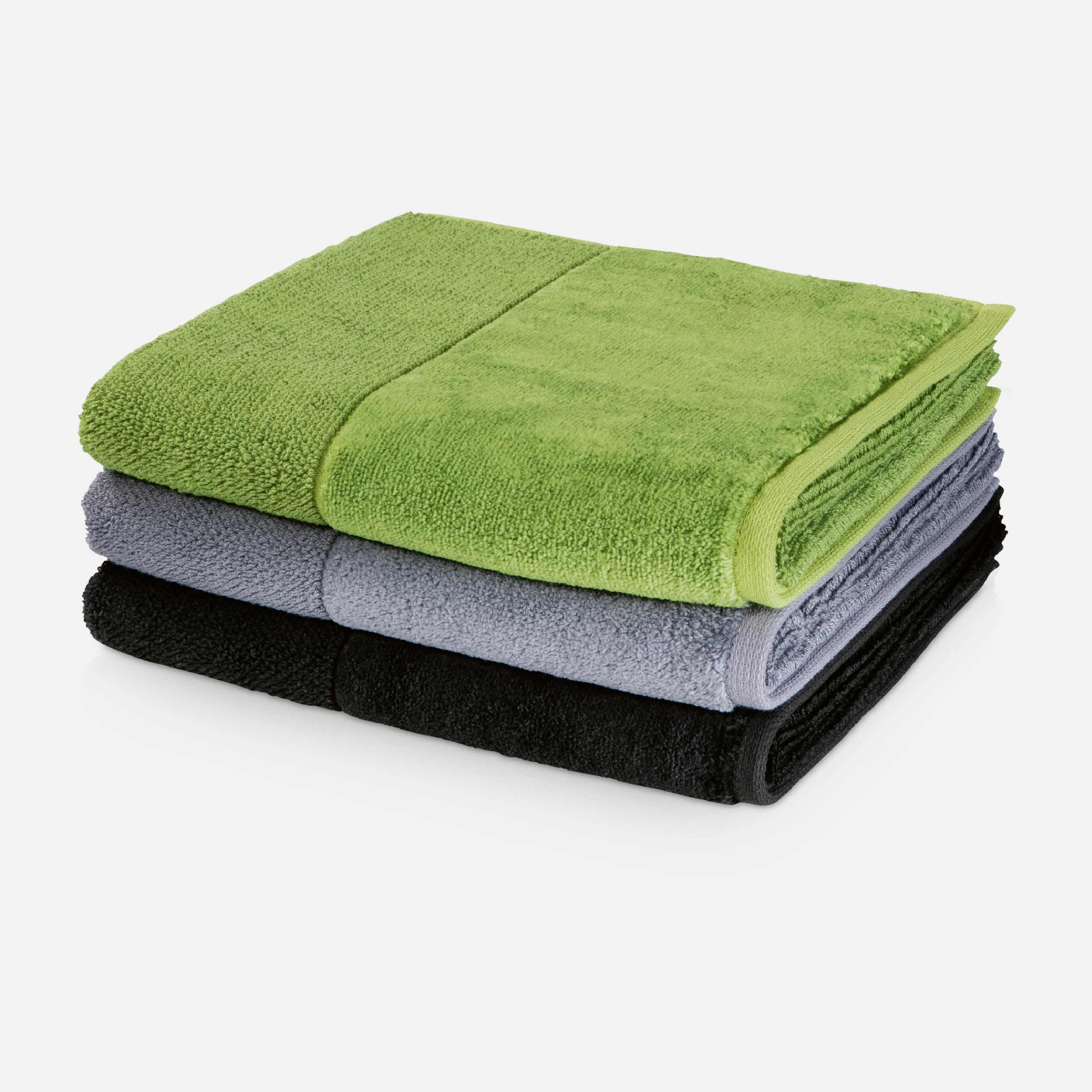 Полотенце для рук 50х100 см, зеленое Bamboo Luxe Möve | https://grandposuda.com.ua