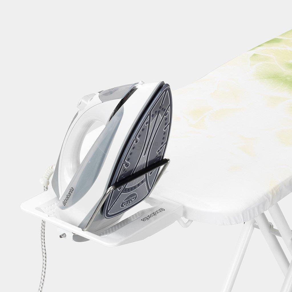 Brabantia Доска с подставкой для парового утюга 124 x 38 см (B) Leaf Clover | https://grandposuda.com.ua