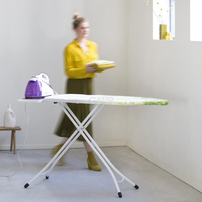 Brabantia Доска со стационарной подставкой для паровой системы 124 x 45 cm (С) - 25 мм Leaf Clover | https://grandposuda.com.ua