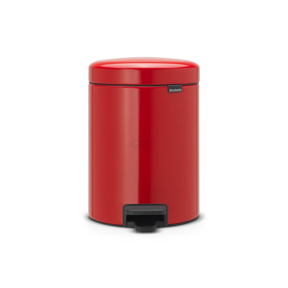 Brabantia Мусорный бак с педалью 5л бесшумный красный NewIcon Brabantia Мусорный бак с педалью 5л бесшумный красный NewIcon | https://grandposuda.com.ua