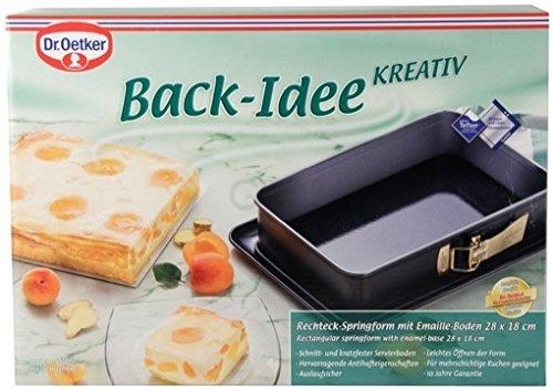 Dr. Oetker Форма для випікання лазаньї роз’ємна 28 x 18 x 7 см Back - Idee Kreativ | https://grandposuda.com.ua