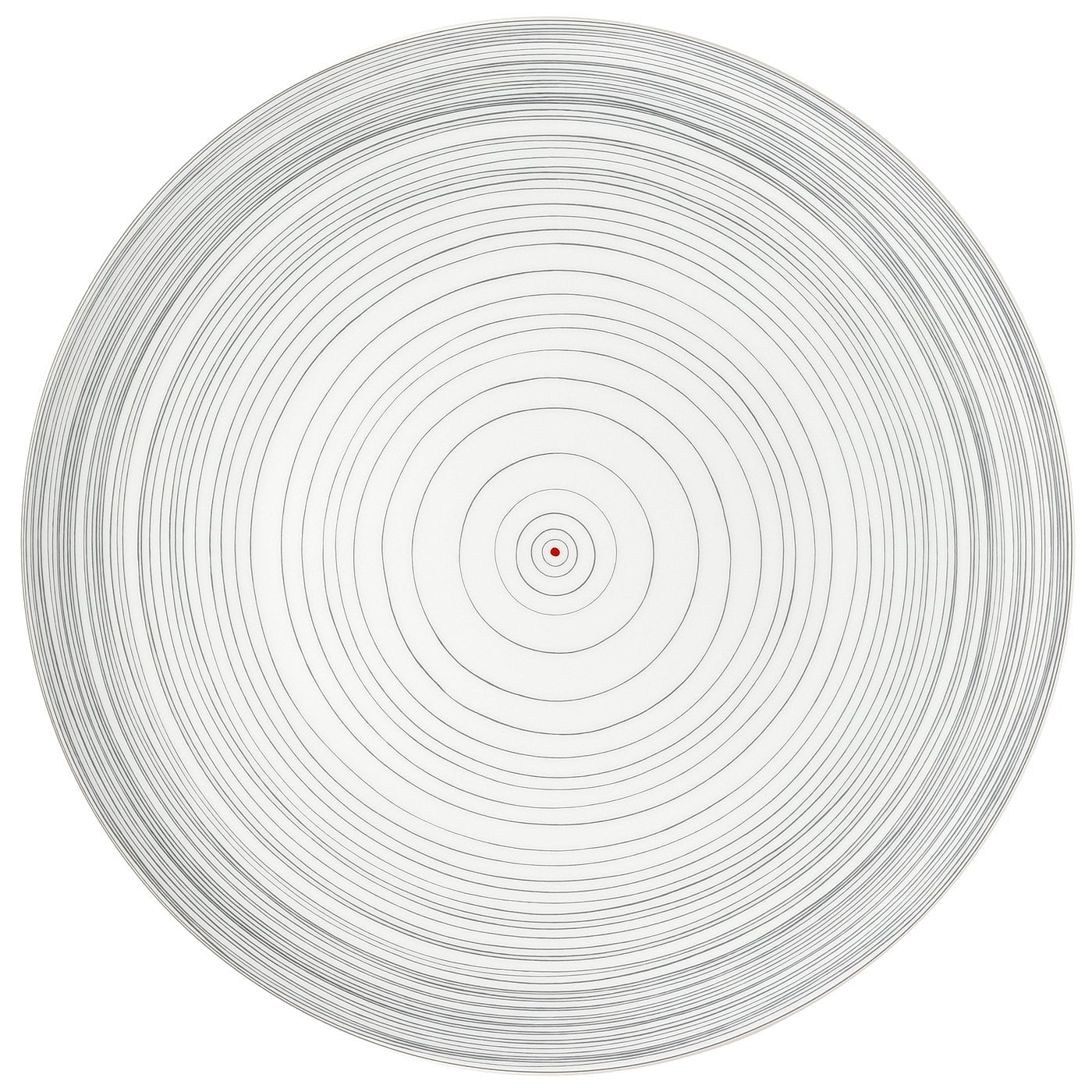 Rosenthal Тарелка подстановочная 33 см белая Stripes 2.0 TAC Gropius | https://grandposuda.com.ua