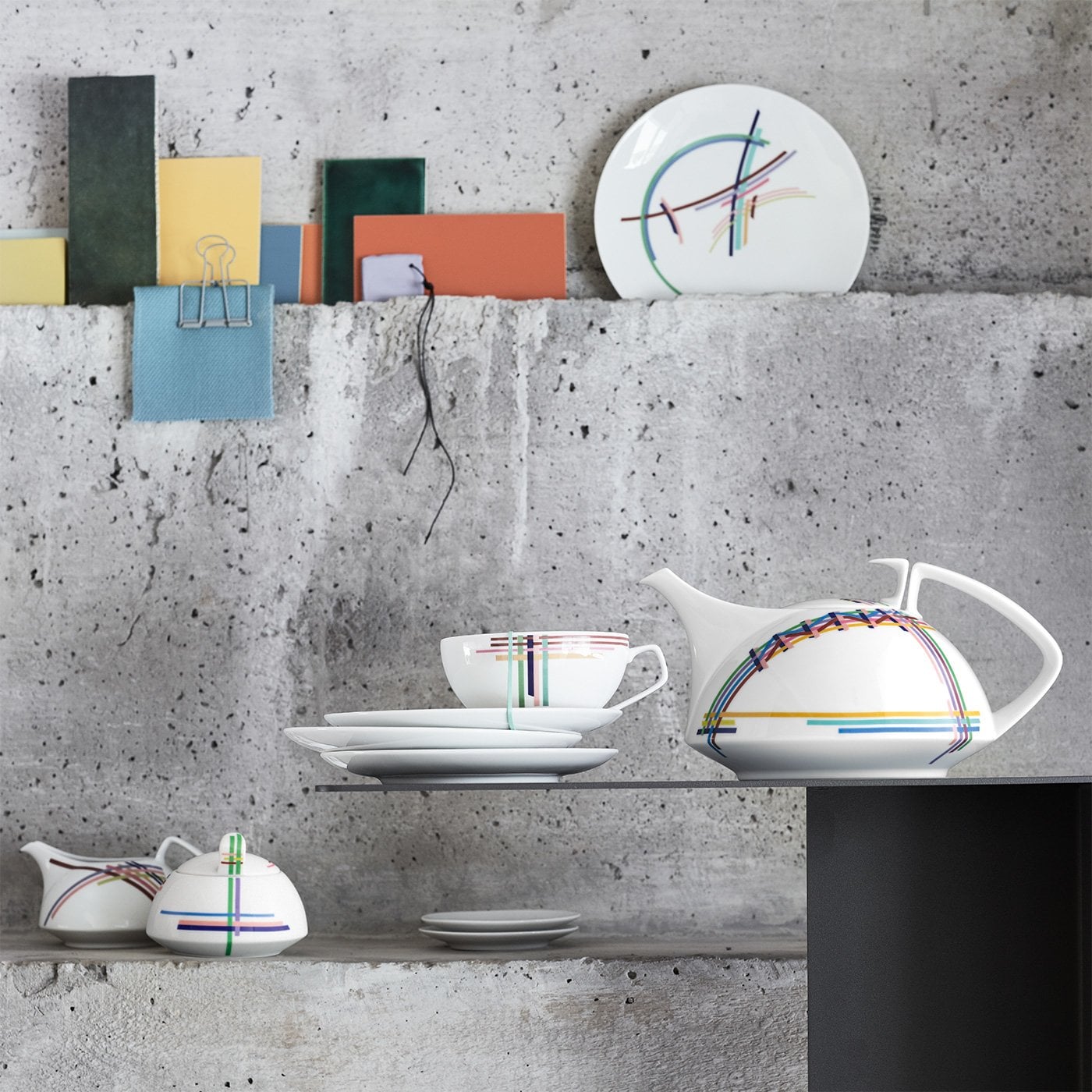 Rosenthal Тарілка 19 см біла Rhythm TAC Gropius | https://grandposuda.com.ua