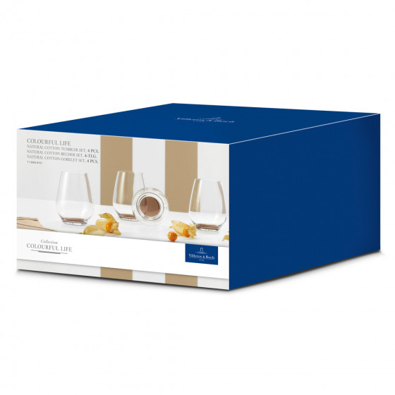 Villeroy & Boch Набір склянок для коктейлів 0.42 л 4 предмета Colourful Life Natural Cotton | https://grandposuda.com.ua