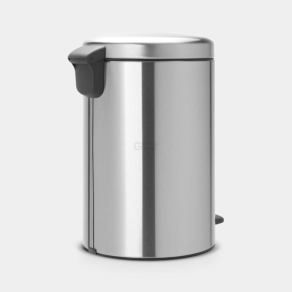 Brabantia Сміттєвий бак з педаллю 20 л безшумний сталевий матовий NewIcon | https://grandposuda.com.ua