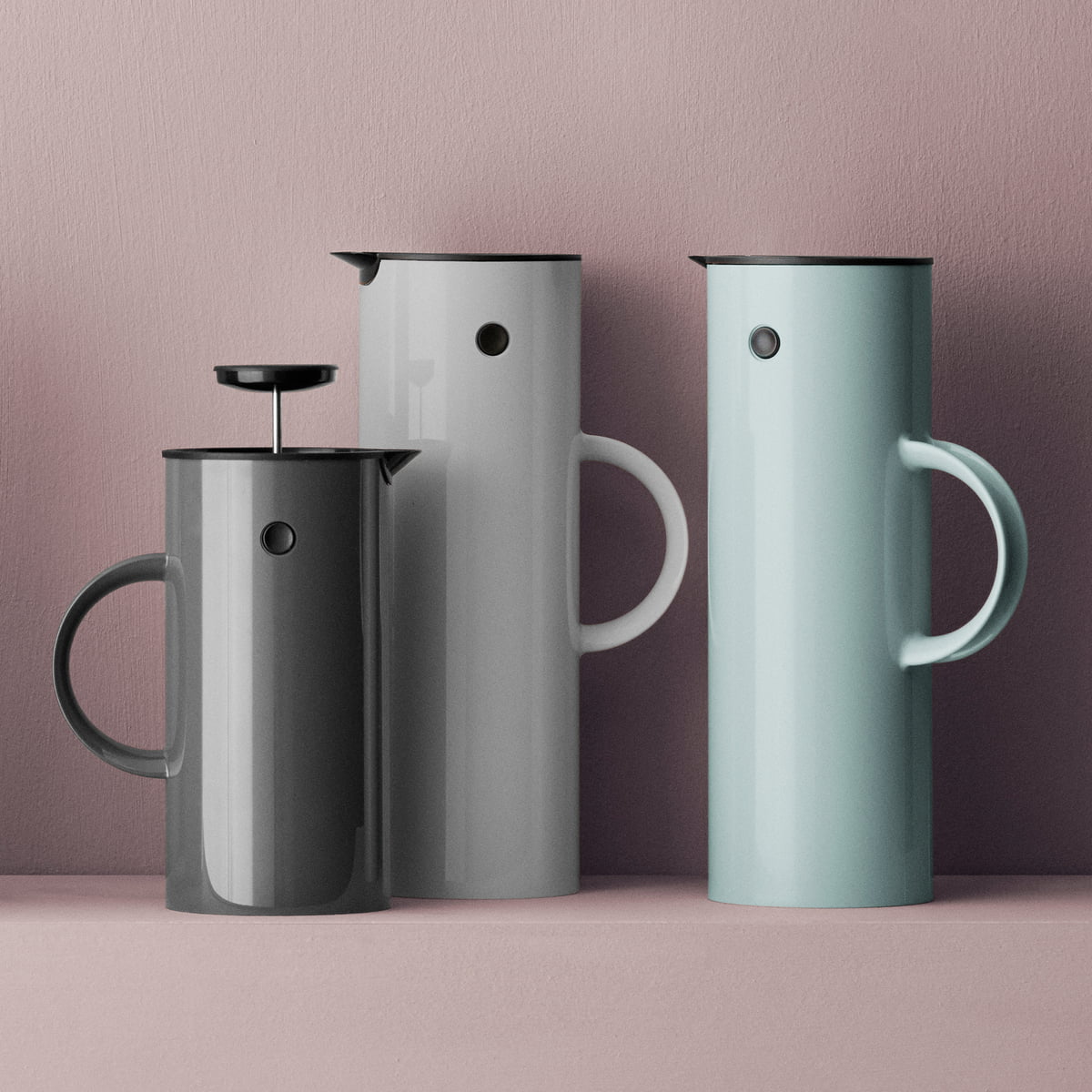 Френч-пресс 1 л белый EM Stelton | https://grandposuda.com.ua