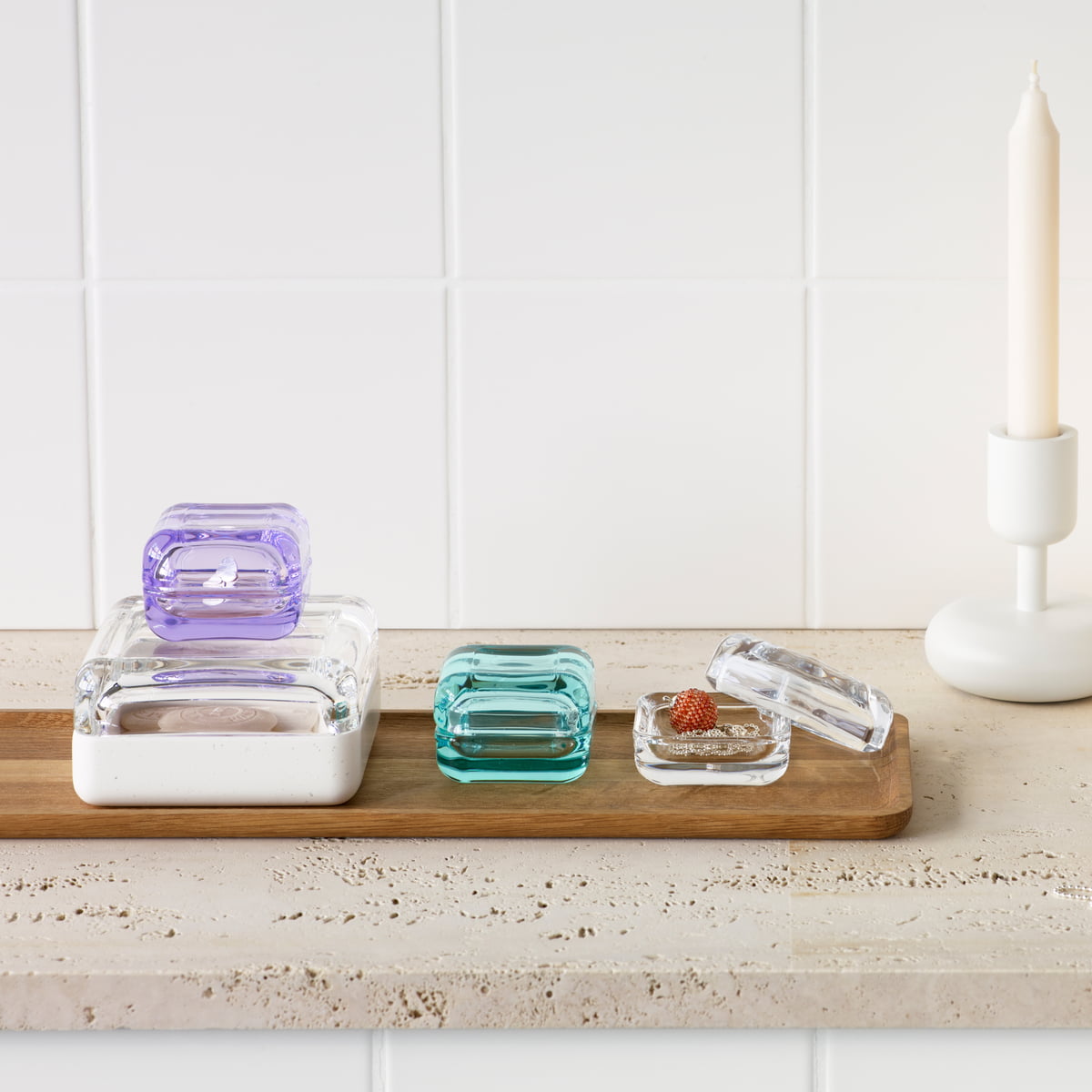 Iittala Лоток 1,5х13,3х37,8 см светло-коричневый Vitriini | https://grandposuda.com.ua