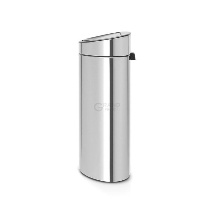 Brabantia Сміттєвий бак 40 л матова сталь Touch Bin | https://grandposuda.com.ua