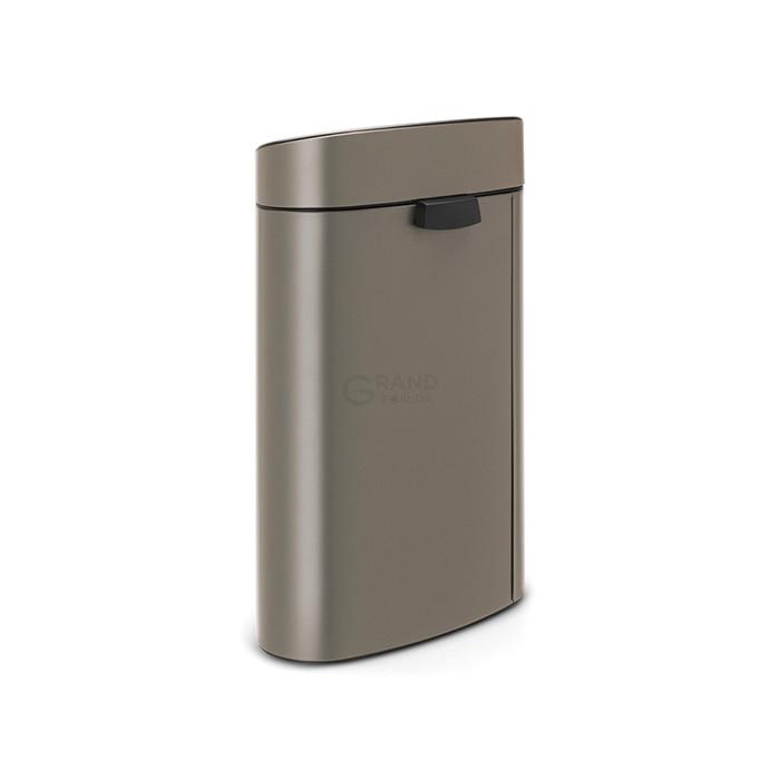 Brabantia Мусорный бак 40 л платиновый Touch Bin | https://grandposuda.com.ua