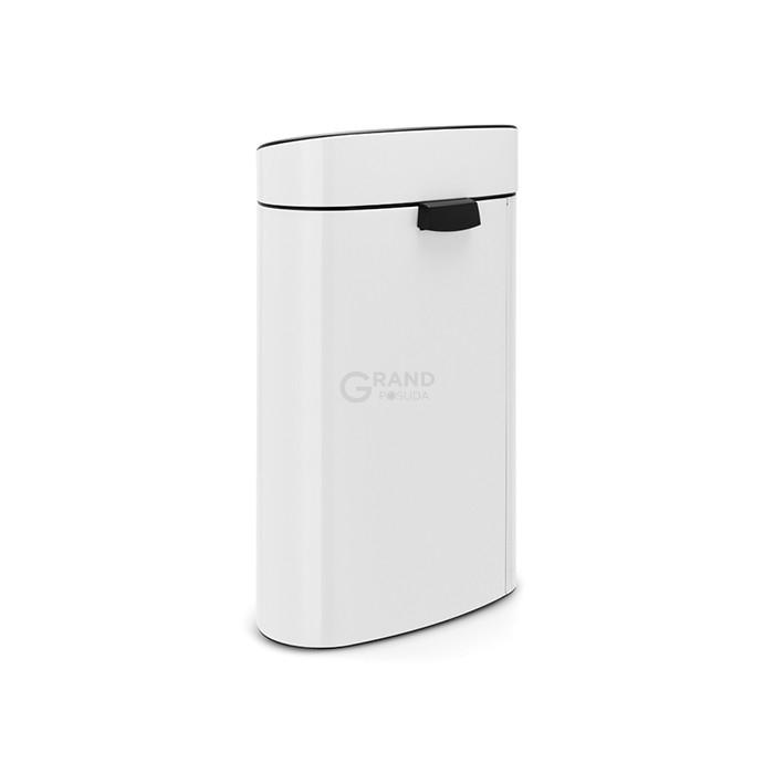 Brabantia Мусорный бак 40 л белый Touch Bin | https://grandposuda.com.ua
