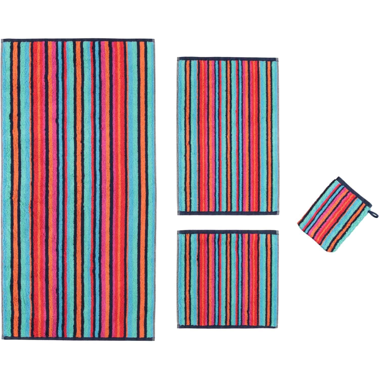 Мочалка-варежка 16 х 22 см Multicolor Stripes Art Cawo | https://grandposuda.com.ua