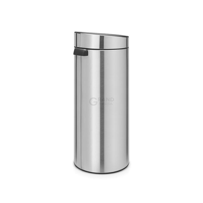 Brabantia Сміттєвий бак 30 л матова сталь Touch Bin | https://grandposuda.com.ua