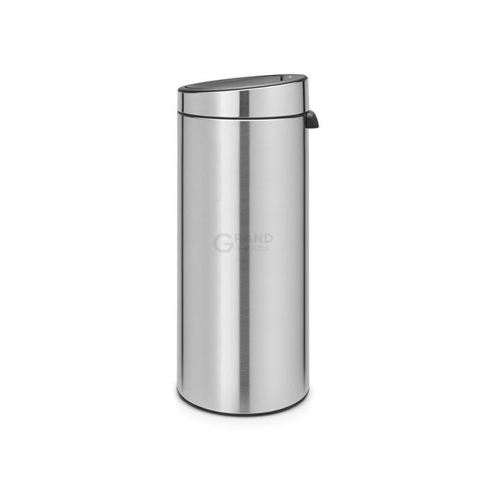Brabantia Сміттєвий бак 30 л матова сталь Touch Bin | https://grandposuda.com.ua