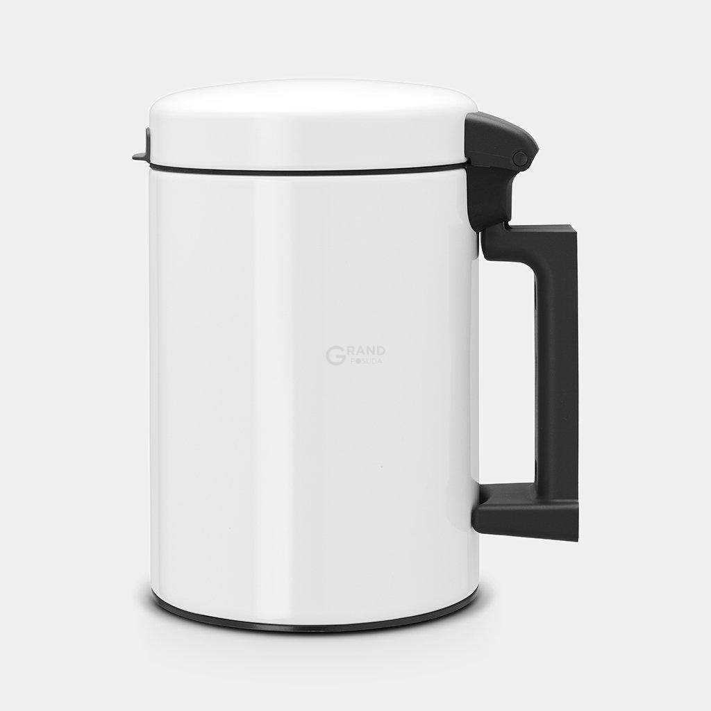 Brabantia Настінний сміттєвий бак 3 л білий NewIcon | https://grandposuda.com.ua