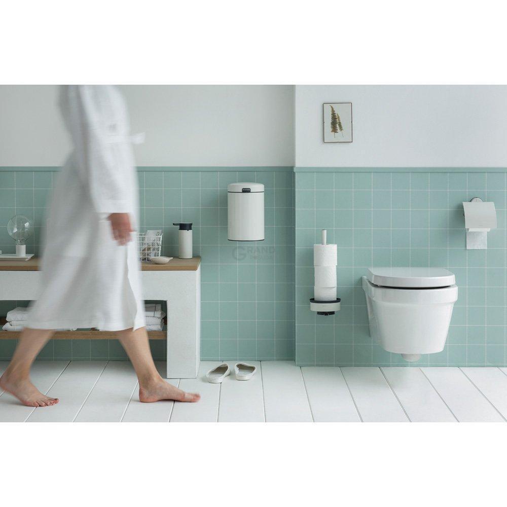 Brabantia Настінний сміттєвий бак 3 л білий NewIcon | https://grandposuda.com.ua