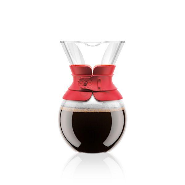 Bodum Кавник з фільтром з силіконової захистом, 1 л, Pour Over | https://grandposuda.com.ua