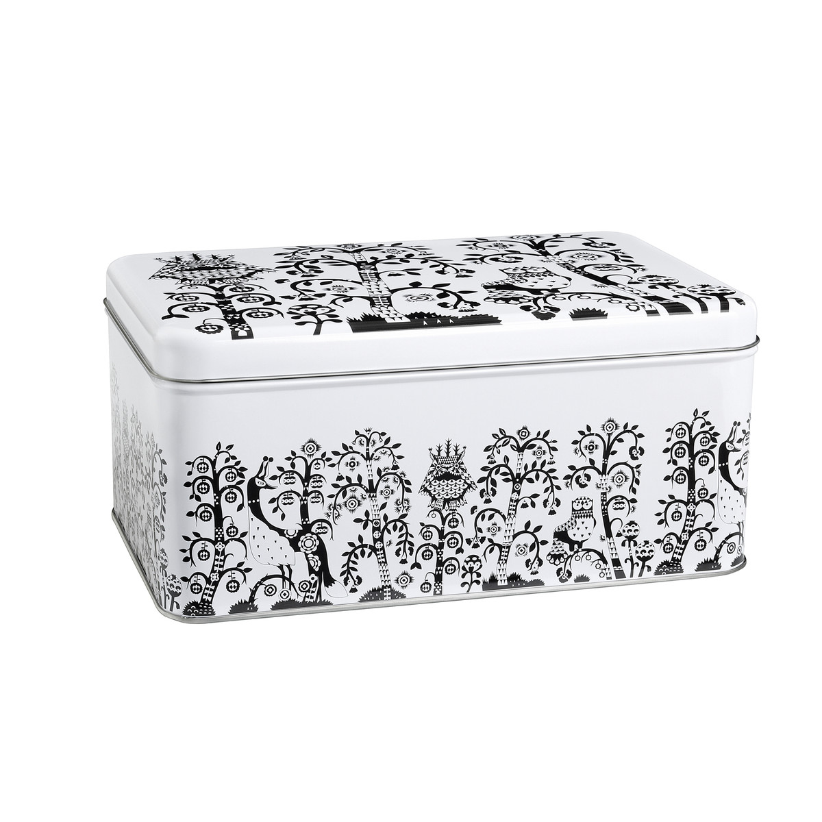 Iittala Ємність для зберігання 17,8х13х28 см біла Taika | https://grandposuda.com.ua