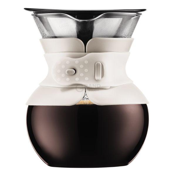 Bodum Кавник з фільтром молочник, 0,5 л, Pour Over | https://grandposuda.com.ua