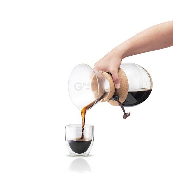 Bodum Кавник з подвійними стінками і фільтром, 1,5 л, Pour Over | https://grandposuda.com.ua