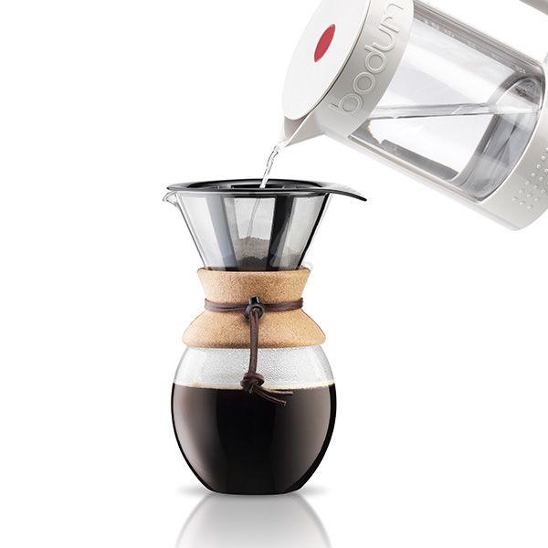 Bodum Кавник з подвійними стінками і фільтром, 1,5 л, Pour Over | https://grandposuda.com.ua