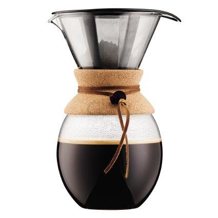 Bodum Кофейник с двойными стенками и фильтром, 1,5 л, Pour Over Bodum Кофейник с двойными стенками и фильтром, 1,5 л, Pour Over | https://grandposuda.com.ua