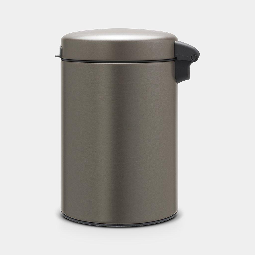 Brabantia Настенный мусорный бак 3 л платиновый NewIcon | https://grandposuda.com.ua