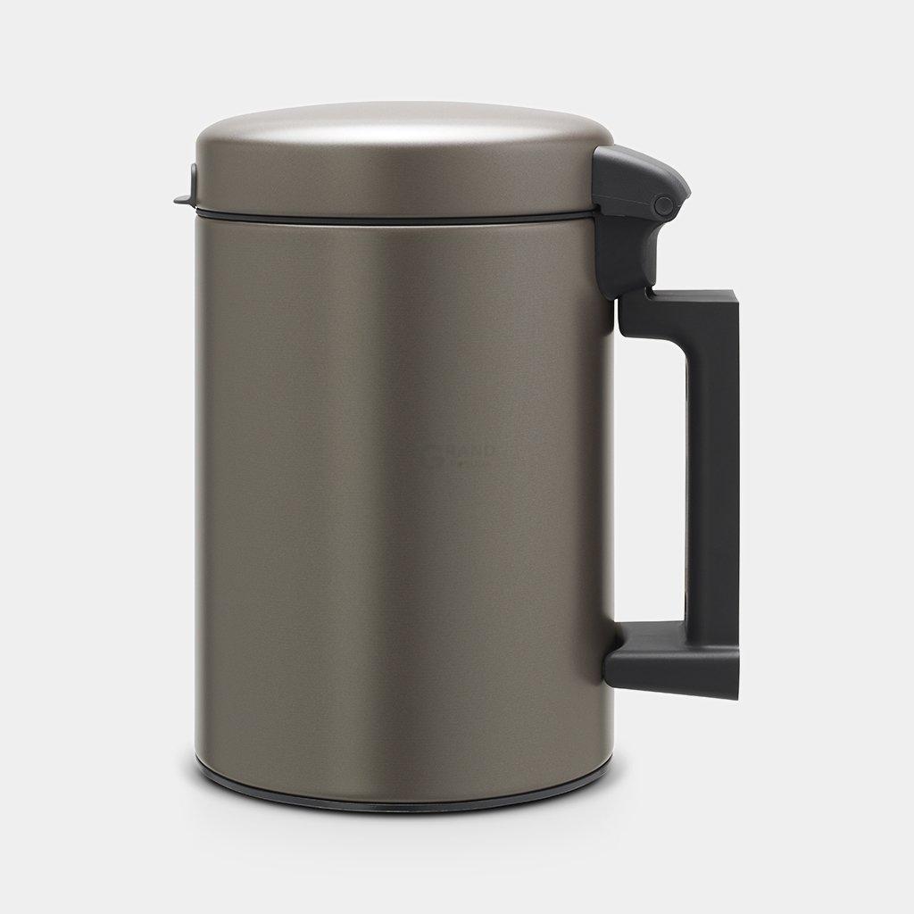 Brabantia Настенный мусорный бак 3 л платиновый NewIcon | https://grandposuda.com.ua