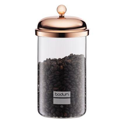 Bodum Емкость для хранения с крышкой медная 1 л Classic | https://grandposuda.com.ua