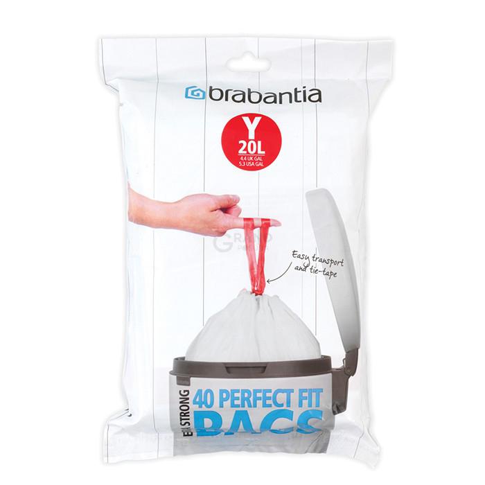 Brabantia Пакеты для мусора, 20 л, размер 