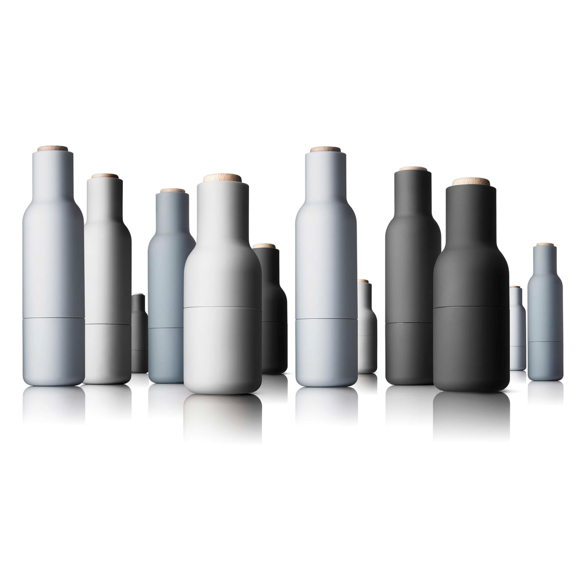 Набор перечница+солонка 20,5x8x8x8 см персиковый Bottle Menu | https://grandposuda.com.ua