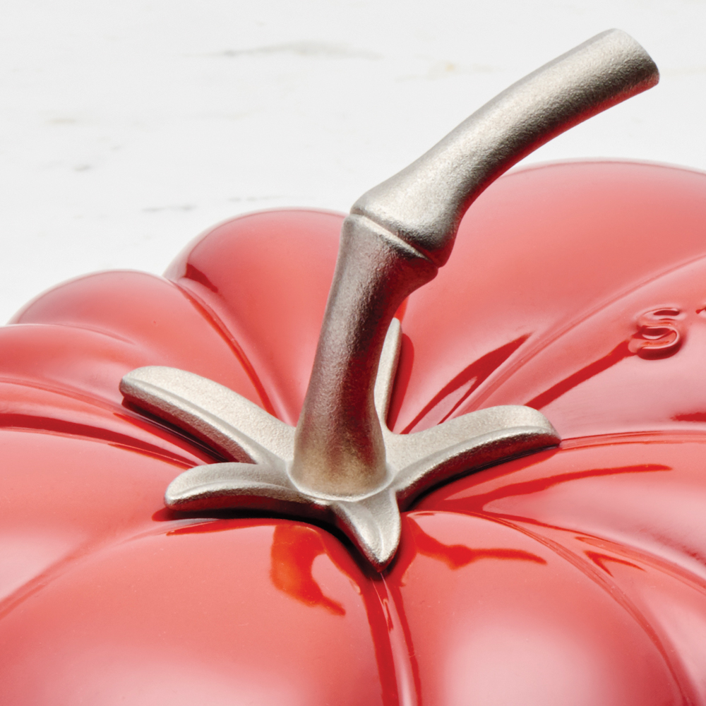 Staub Каструля / жаровня в формі помідора 25 см Cherry | https://grandposuda.com.ua