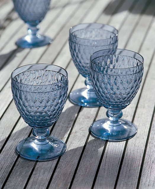 Villeroy & Boch Бокал для воды 144 мм, синий Boston | https://grandposuda.com.ua