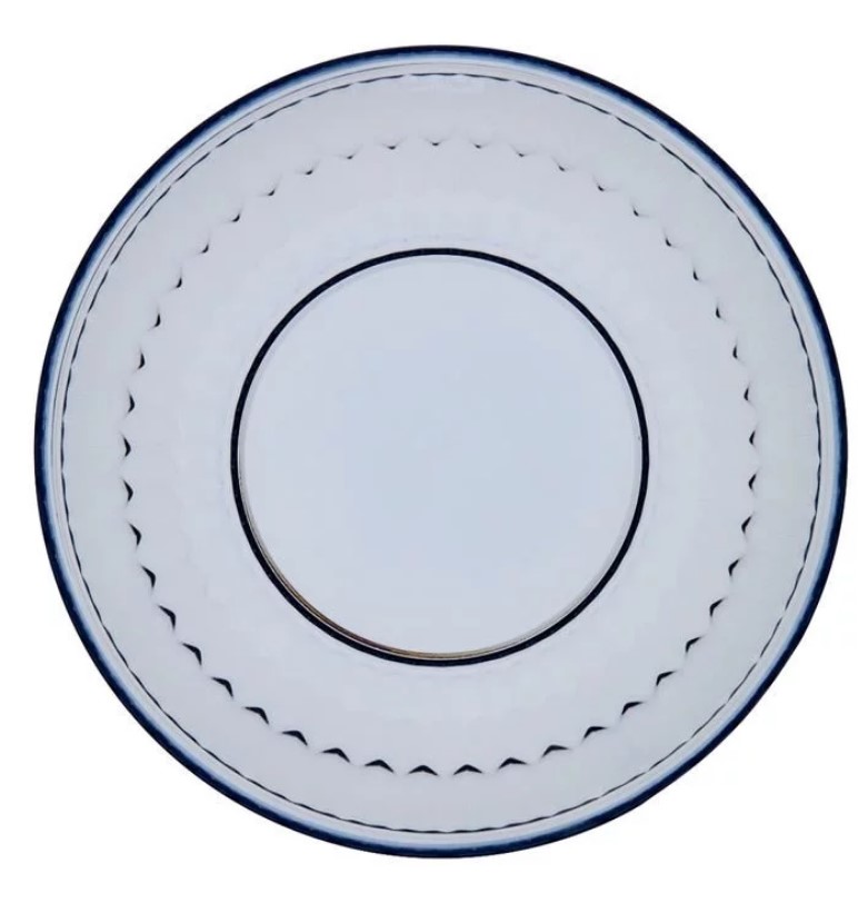 Villeroy & Boch Тарілка для закусок і десертів 21 см, синя Boston | https://grandposuda.com.ua