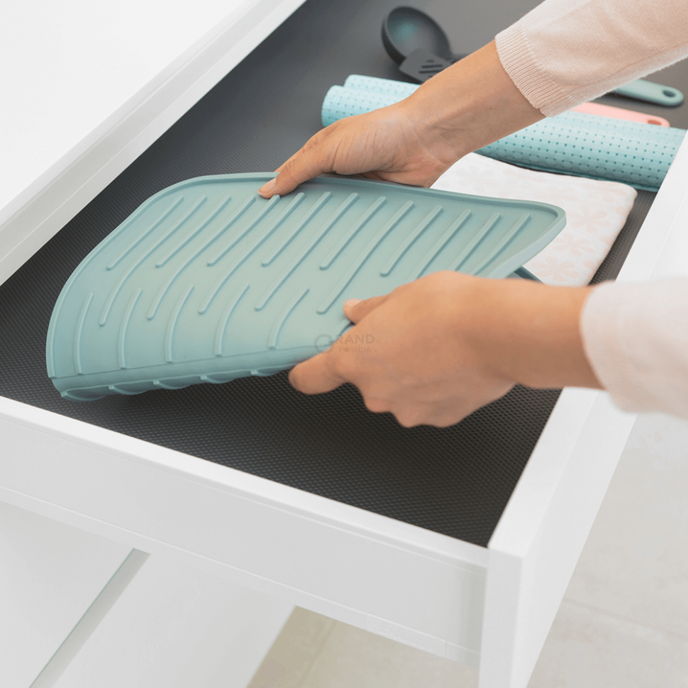 Brabantia Килимок - сушарка для посуду 0,9х32,5х43,8 см мятний | https://grandposuda.com.ua