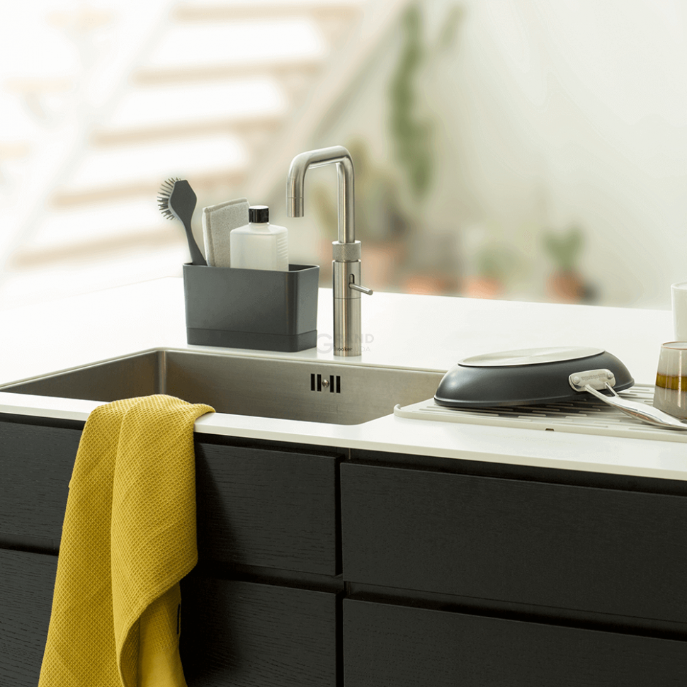 Brabantia Органайзер для мийки 11,5х19х8,5 см темно-сірий Sink side | https://grandposuda.com.ua