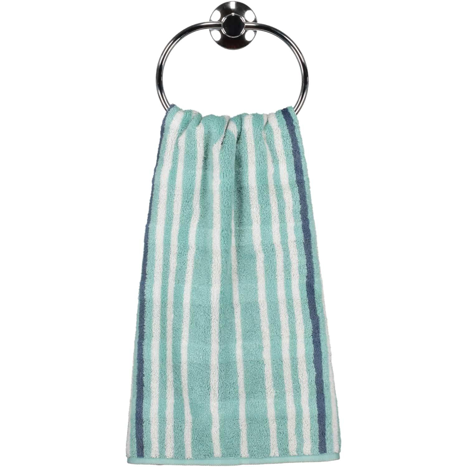 Полотенце для рук 50 х 100 см Sea Green Noblesse Lines Cawo | https://grandposuda.com.ua