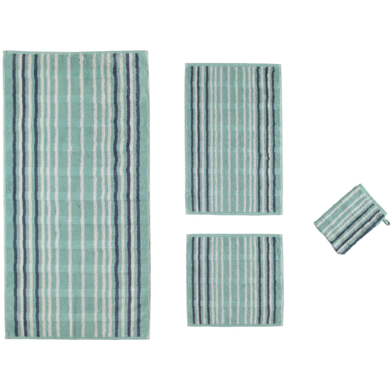 Рушник 30 х 30 см Sea Green Noblesse Lines Cawo | https://grandposuda.com.ua