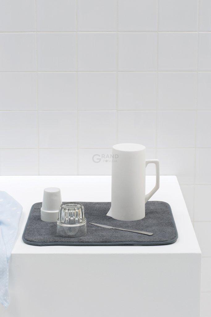 Brabantia Килимок - сушарка для посуду 1х40х47 см темно-сірий | https://grandposuda.com.ua