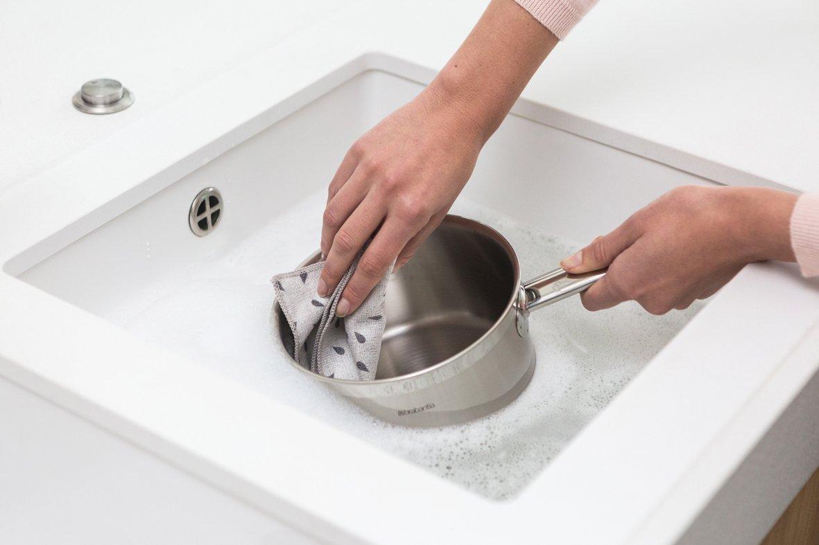 Brabantia Набір рушників для посуду, 2 шт 0,5х30х30 см світло-сірий Sink side | https://grandposuda.com.ua