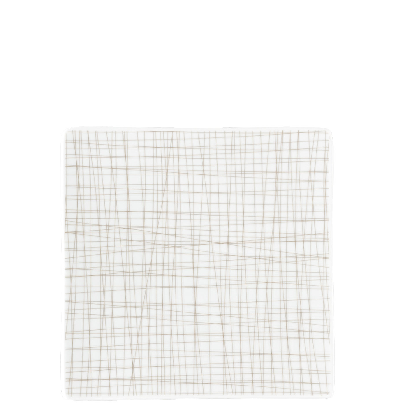 Rosenthal Тарелка 21 см квадратная Line Walnut Mesh Colours | https://grandposuda.com.ua