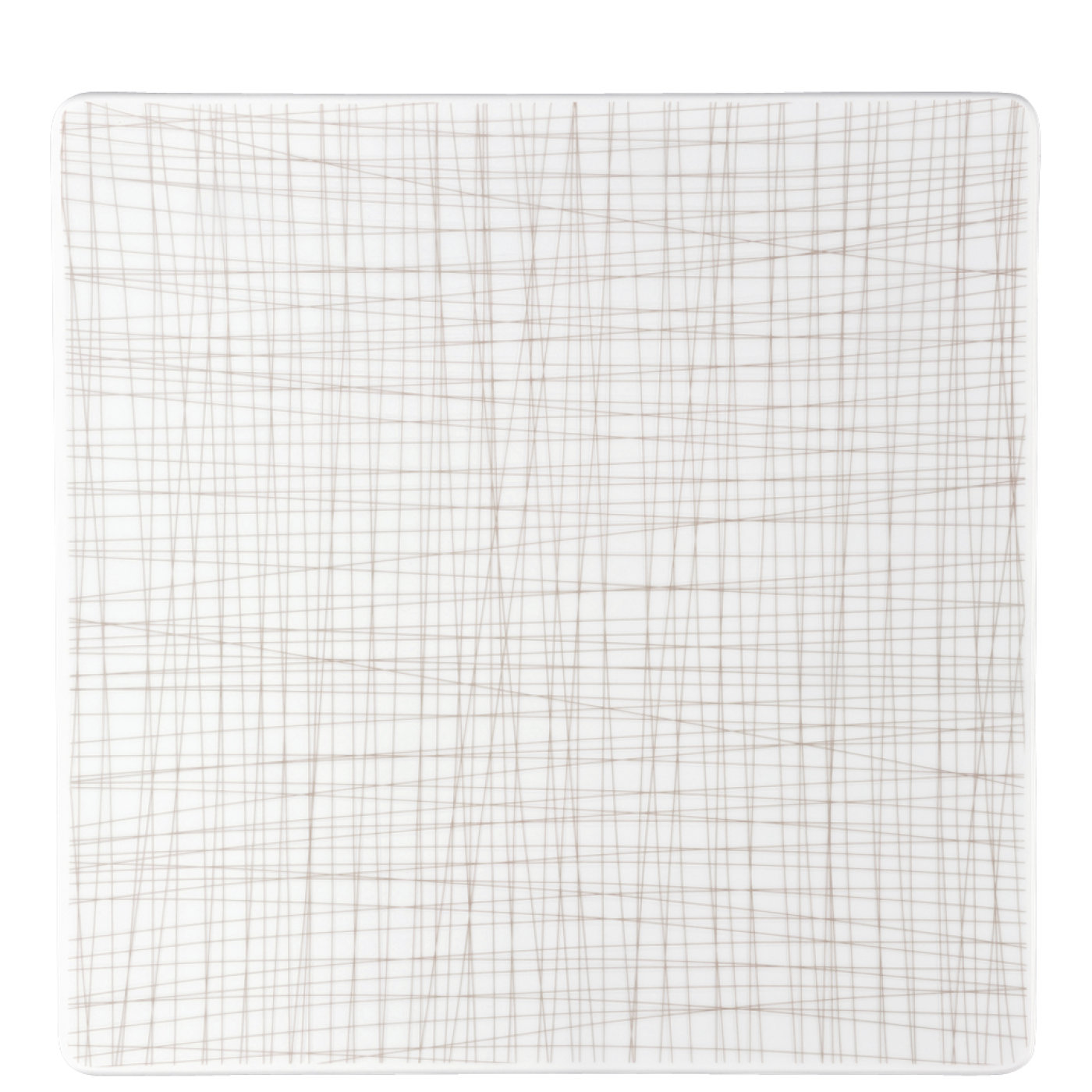 Rosenthal Тарелка плоская 31 см квадратная Line Walnut Mesh Colours | https://grandposuda.com.ua