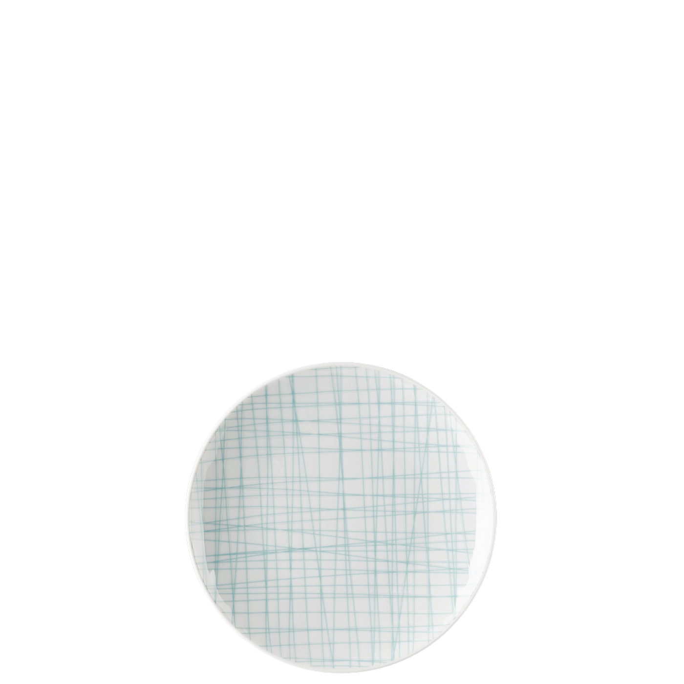 Rosenthal Блюдце до чашки для кави 15 см квадратне Line Aqua Mesh Colours | https://grandposuda.com.ua
