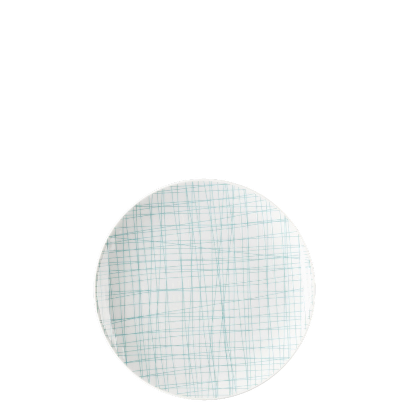 Rosenthal Тарелка 21 см квадратная Line Aqua Mesh Colours | https://grandposuda.com.ua