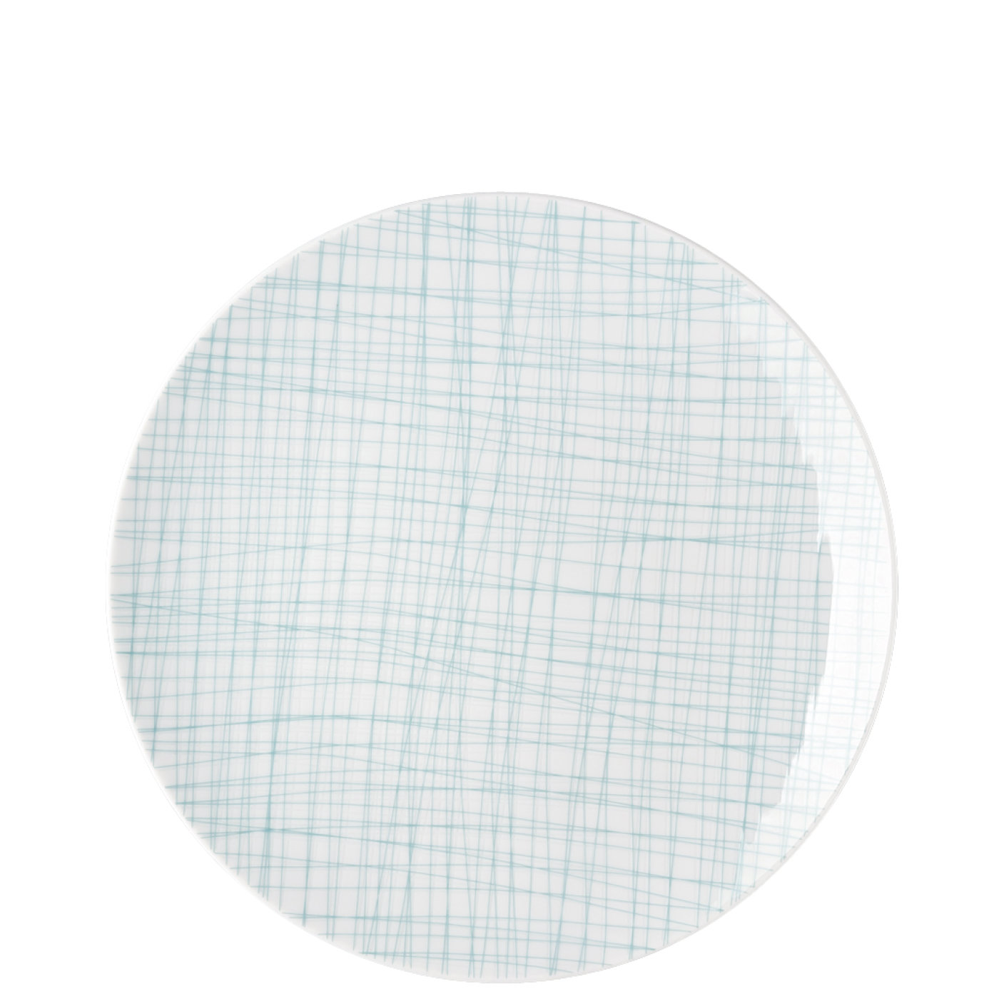 Rosenthal Тарелка для завтрака 27 см плоская Line Aqua Mesh Colours | https://grandposuda.com.ua