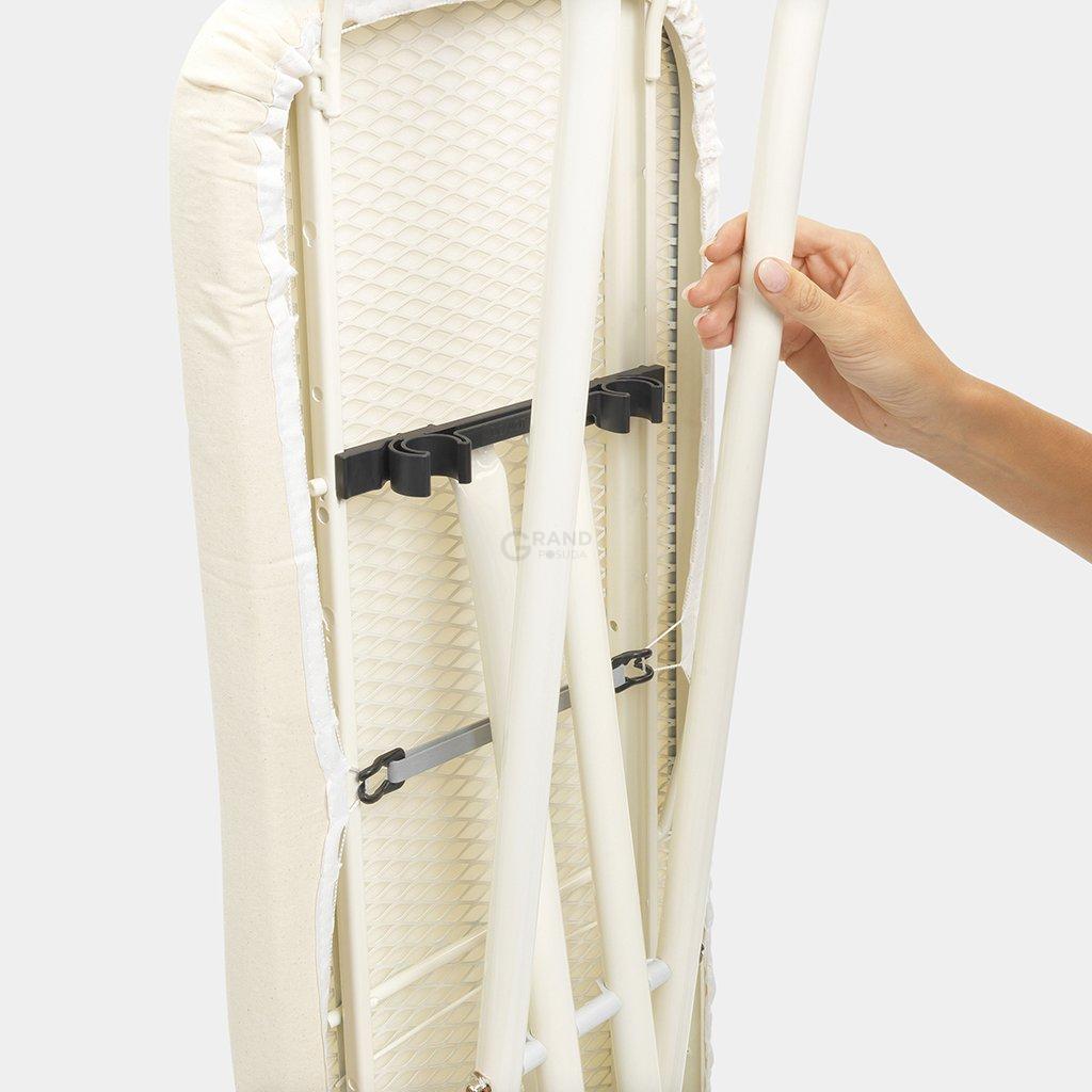 Brabantia Доска со стационарной подставкой для парового утюга 110 x 30 cm (A) Fern Shades | https://grandposuda.com.ua