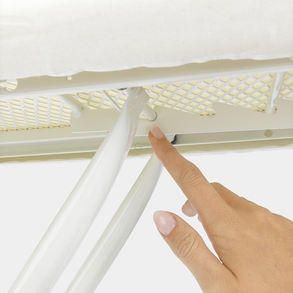 Brabantia Доска со стационарной подставкой для парового утюга 110 x 30 cm (A) Fern Shades | https://grandposuda.com.ua