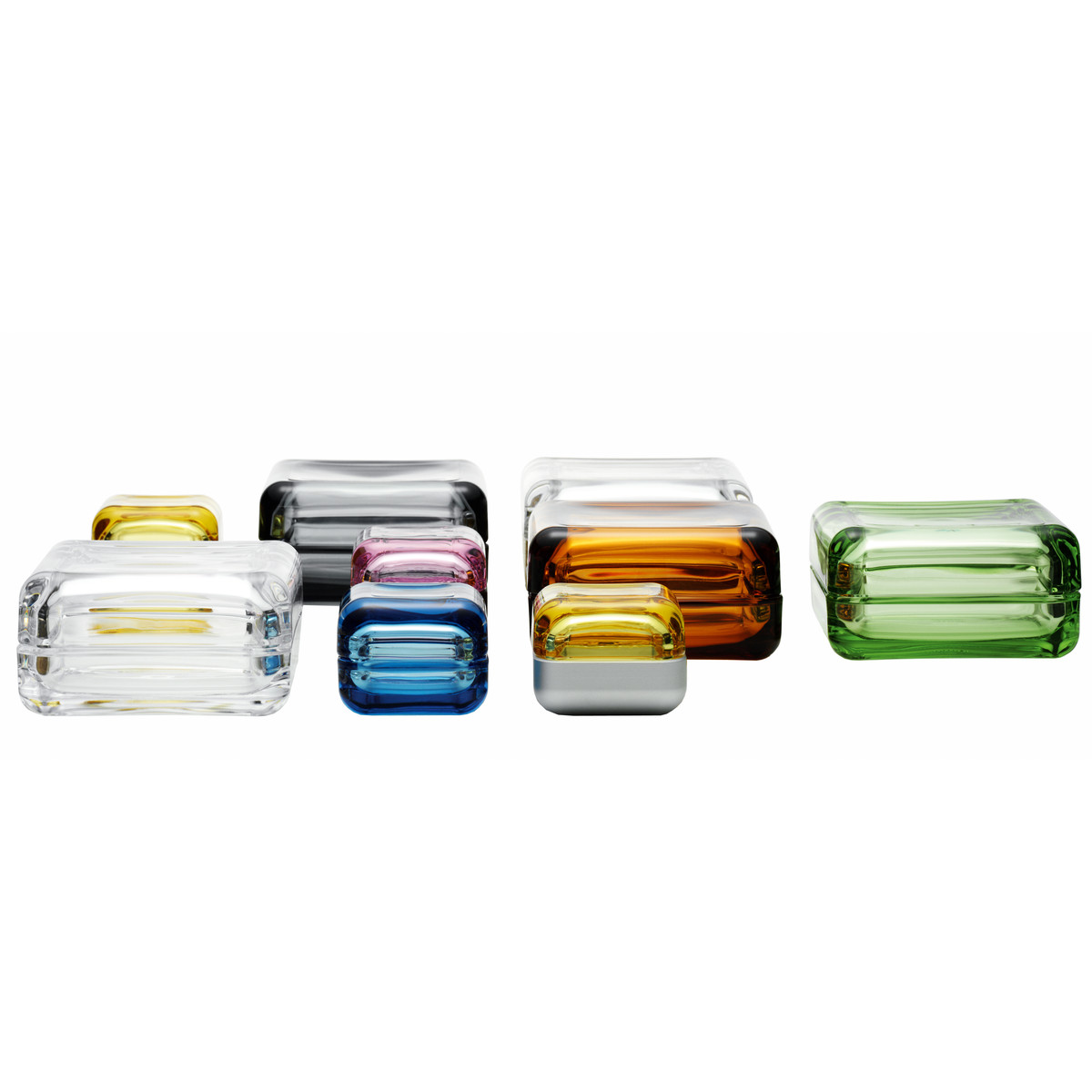 Iittala Шкатулка 5,5х10,8х10,8 см синя / морська Vitriini | https://grandposuda.com.ua