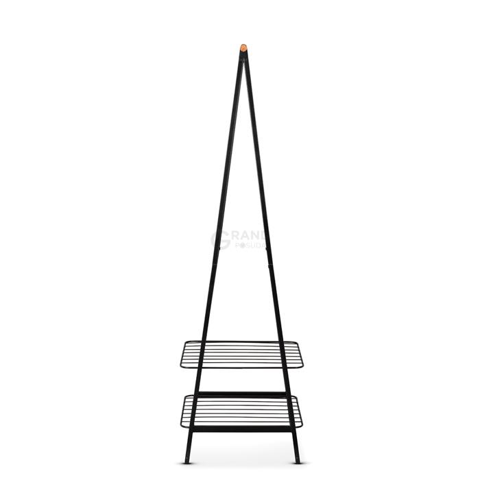 Brabantia Стійка для одягу 190х60,6х57 см чорна | https://grandposuda.com.ua